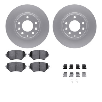 R1 Concepts® - Front Brake Kit with Euro Ceramic Pads
