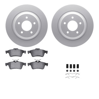 R1 Concepts® - Rear Brake Kit with Euro Ceramic Pads