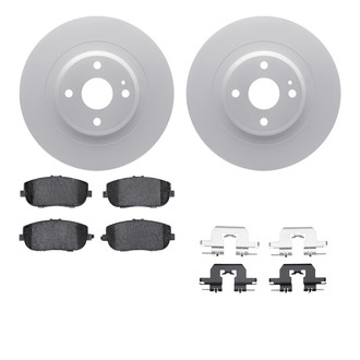 R1 Concepts® - Rear Brake Kit with Euro Ceramic Pads