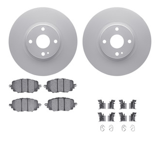 R1 Concepts® - Front Brake Kit with Euro Ceramic Pads