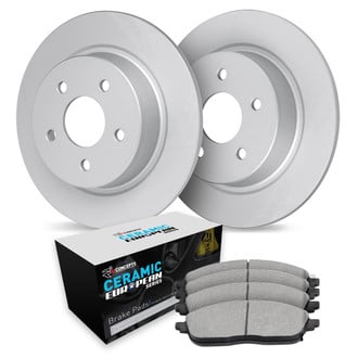 R1 Concepts® - Carbon Coated Brake Kit with Euro Ceramic Pads