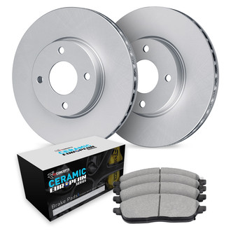R1 Concepts® - Carbon Coated Brake Kit with Euro Ceramic Pads