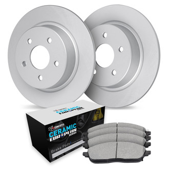 R1 Concepts® - Rear Brake Kit with Euro Ceramic Pads