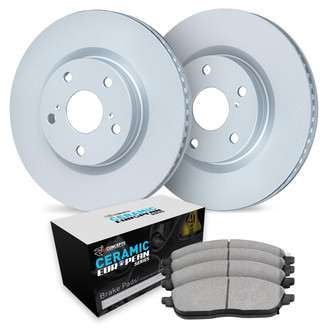 R1 Concepts® - Front Brake Kit with Euro Ceramic Pads
