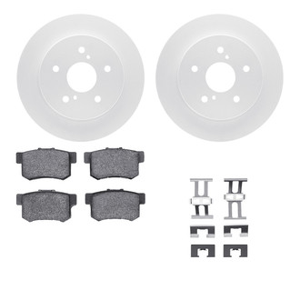 R1 Concepts® - Carbon Series Rear Brake Kit with 5000 OE Pads