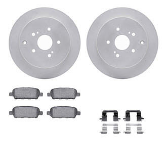 R1 Concepts® - Carbon Series Rear Brake Kit with 5000 OE Pads