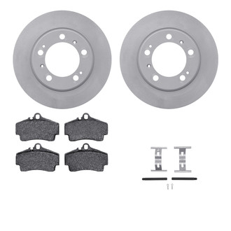 R1 Concepts® - Carbon Series Rear Brake Kit with 5000 OE Pads
