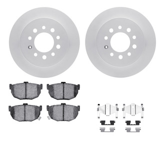 R1 Concepts® - Carbon Series Rear Brake Kit with 5000 OE Pads
