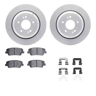 R1 Concepts® - Carbon Series Rear Brake Kit with 5000 OE Pads