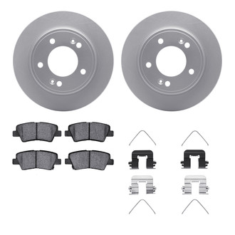 R1 Concepts® - Carbon Series Rear Brake Kit with 5000 OE Pads