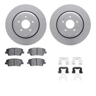 R1 Concepts® - Carbon Series Rear Brake Kit with 5000 OE Pads