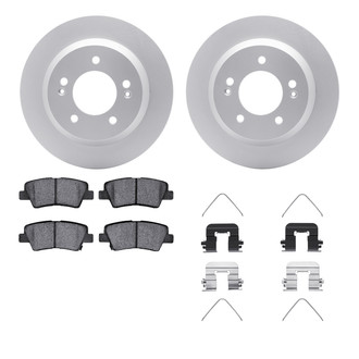 R1 Concepts® - Carbon Series Rear Brake Kit with 5000 OE Pads