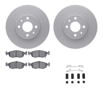 R1 Concepts® - Carbon Series Front Brake Kit with 5000 OE Pads