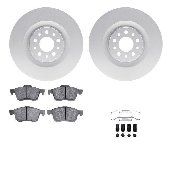  R1 Concepts® - Carbon Series Front Brake Kit with 5000 OE Pads