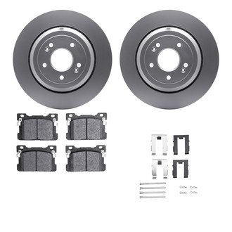 R1 Concepts® - Carbon Series Rear Brake Kit with 5000 OE Pads