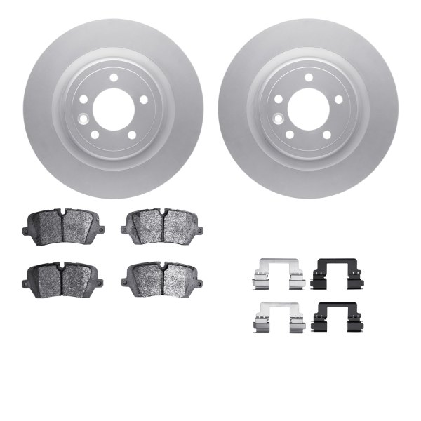  R1 Concepts® - Carbon Series Rear Brake Kit with 5000 OE Pads