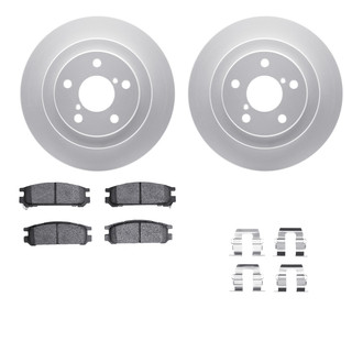 R1 Concepts® - Carbon Series Rear Brake Kit with 5000 OE Pads