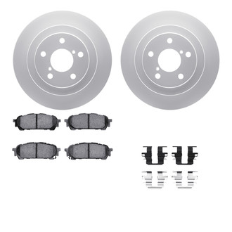R1 Concepts® - Carbon Series Rear Brake Kit with 5000 OE Pads