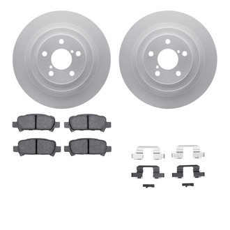 R1 Concepts® - Carbon Series Rear Brake Kit with 5000 OE Pads