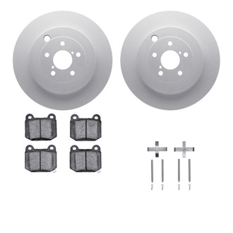 R1 Concepts® - Carbon Series Rear Brake Kit with 5000 OE Pads