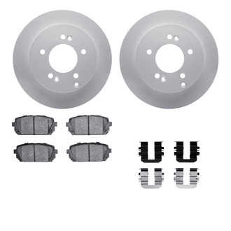 R1 Concepts® - Carbon Series Rear Brake Kit with 5000 OE Pads