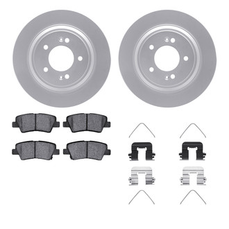 R1 Concepts® - Carbon Series Rear Brake Kit with 5000 OE Pads