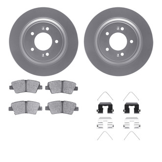 R1 Concepts® - Carbon Series Rear Brake Kit with 5000 OE Pads