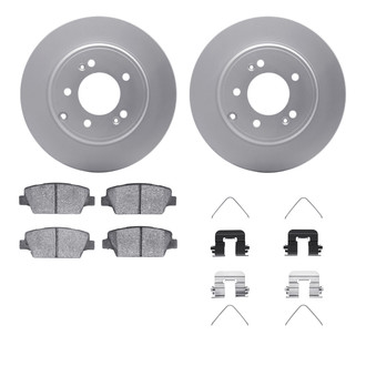 R1 Concepts® - Carbon Series Rear Brake Kit with 5000 OE Pads