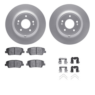 R1 Concepts® - Carbon Series Rear Brake Kit with 5000 OE Pads