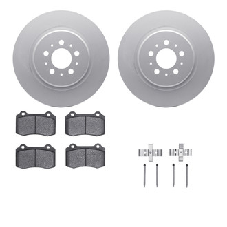 R1 Concepts® - Carbon Series Rear Brake Kit with 5000 OE Pads