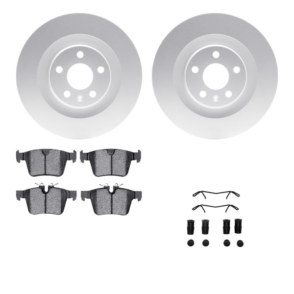  R1 Concepts® - Carbon Series Rear Brake Kit with 5000 OE Pads