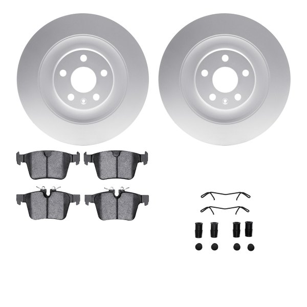  R1 Concepts® - Carbon Series Rear Brake Kit with 5000 OE Pads