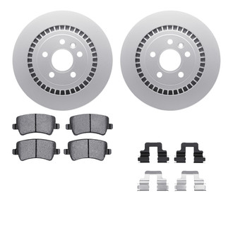 R1 Concepts® - Carbon Series Rear Brake Kit with 5000 OE Pads