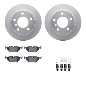 R1 Concepts® - Carbon Series Rear Brake Kit with 5000 OE Pads