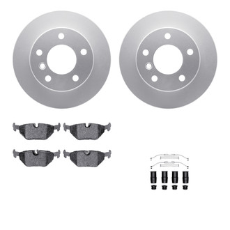 R1 Concepts® - Carbon Series Rear Brake Kit with 5000 OE Pads