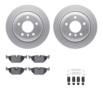 R1 Concepts® - Carbon Series Rear Brake Kit with 5000 OE Pads