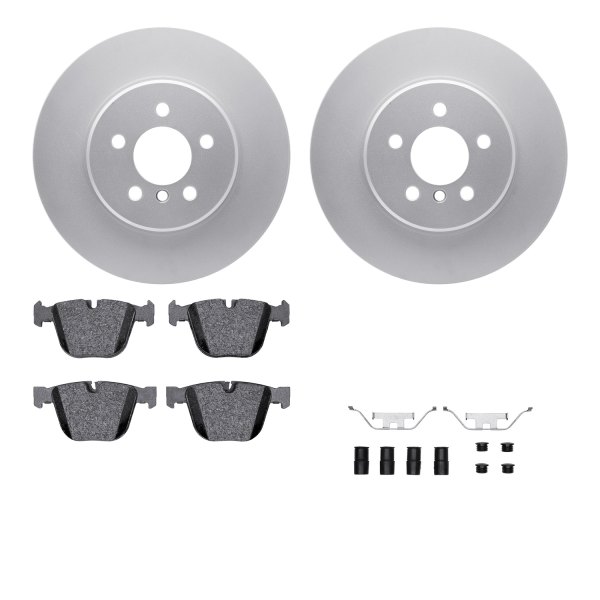  R1 Concepts® - Carbon Series Rear Brake Kit with 5000 OE Pads