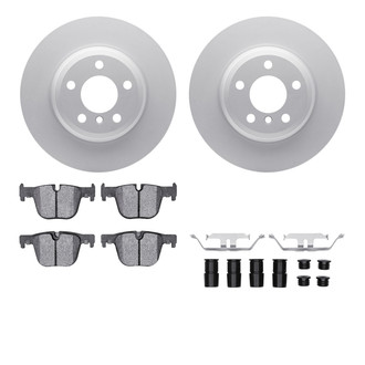 R1 Concepts® - Carbon Series Rear Brake Kit with 5000 OE Pads