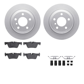 R1 Concepts® - Carbon Series Rear Brake Kit with 5000 OE Pads