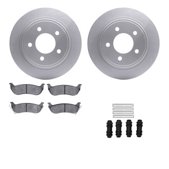 R1 Concepts® - Carbon Series Rear Brake Kit with 5000 OE Pads
