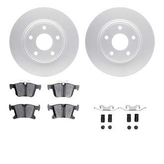 R1 Concepts® - Carbon Series Rear Brake Kit with 5000 OE Pads