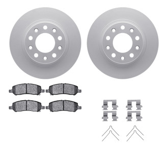 R1 Concepts® - Carbon Series Rear Brake Kit with 5000 OE Pads