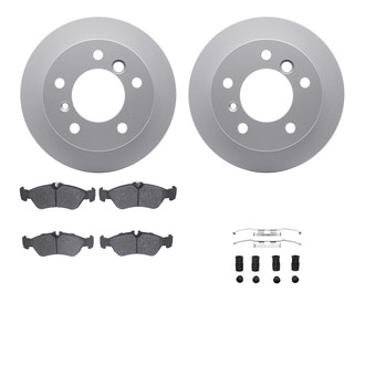 R1 Concepts® - Carbon Series Rear Brake Kit with 5000 OE Pads