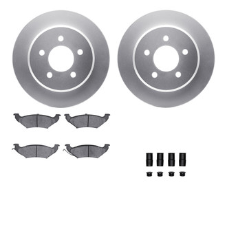 R1 Concepts® - Carbon Series Rear Brake Kit with 5000 OE Pads