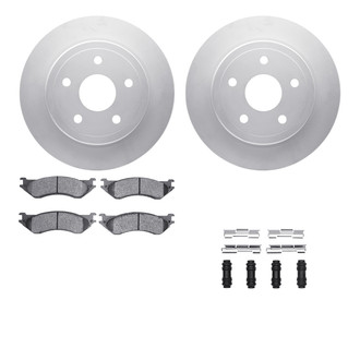 R1 Concepts® - Carbon Series Rear Brake Kit with 5000 OE Pads