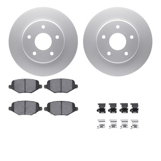 R1 Concepts® - Carbon Series Rear Brake Kit with 5000 OE Pads