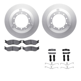 R1 Concepts® - Carbon Series Rear Brake Kit with 5000 OE Pads