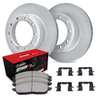 R1 Concepts® - Carbon Series Rear Brake Kit with 5000 OE Pads