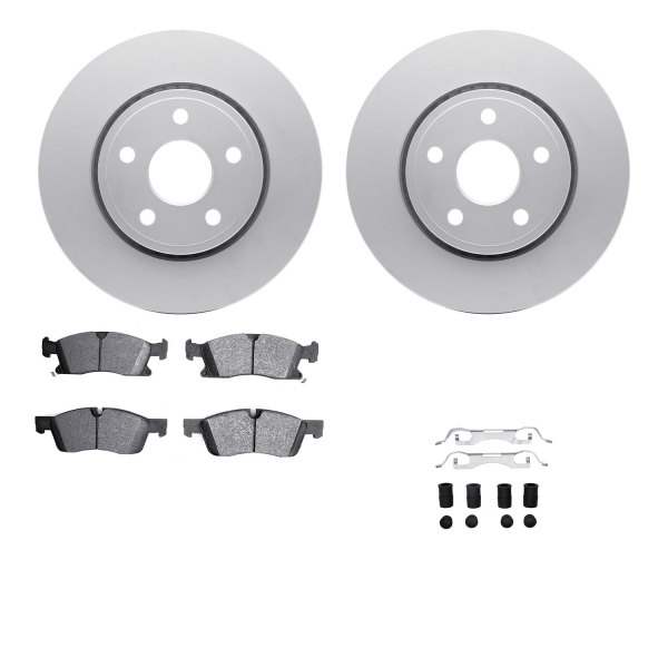  R1 Concepts® - Carbon Series Front Brake Kit with 5000 OE Pads