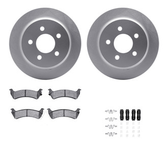 R1 Concepts® - Carbon Series Rear Brake Kit with 5000 OE Pads